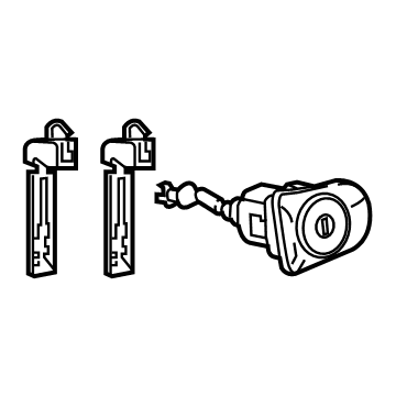 Toyota 69052-0E140 Cylinder & Keys