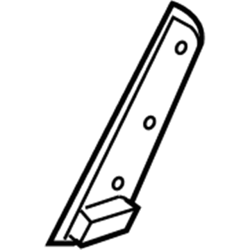 Nissan 822D3-ZJ60A Protector-Rear Door, LH