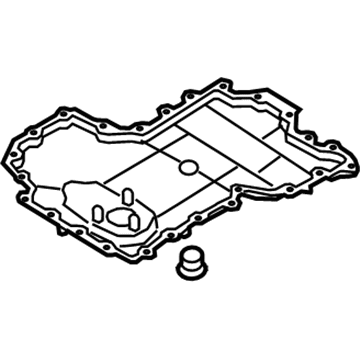 BMW 11-13-7-570-694 Engine Oil Pan Upper