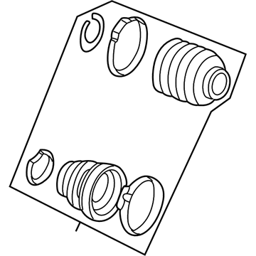 Ford YS4Z-3A331-ZD Boot Kit