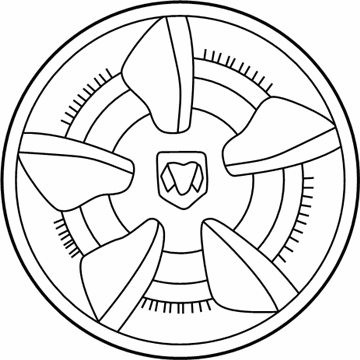 Mopar 5019221AA Wheel-Aluminum