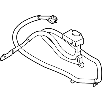 BMW 61-12-8-706-870 Plus Pole Battery Cable