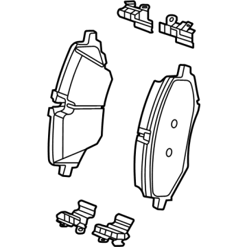 GM 42747910 PAD KIT-FRT DISC BRK