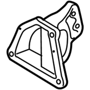 Lexus 12321-20120 Bracket, Engine Mounting, Rear(For Transverse Engine)