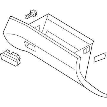 Kia 845102F10187 Glove Box Assembly