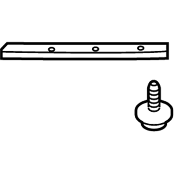 Honda 74142-TR0-A00 Rubber, R. Headlight Seal