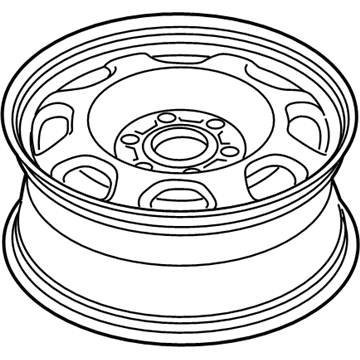 Ford BC3Z-1015-C Wheel, Steel