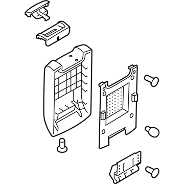 Ford 9A8Z-7406024-CA Armrest Assembly