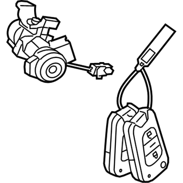 Kia 819001UE00 Ignition Lock Cylinder