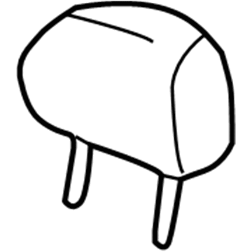 Acura 81140-TK4-L11ZA Headrest Assembly, Front (Premium Ivory) (Leather)