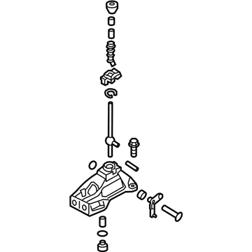 Hyundai 43700-3K030-RY Lever Complete-Gear Shift