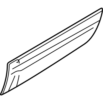 Nissan 82871-2W308 Moulding-Rear Door, LH