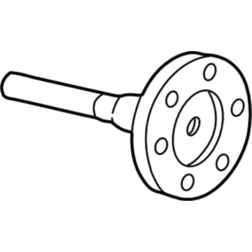 Mopar 52069887AB Left Cv Axle Assembly-Joint Half Shaft