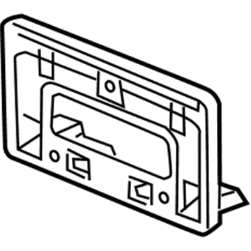 Honda 71145-TR3-A50 Base, Front License Plate
