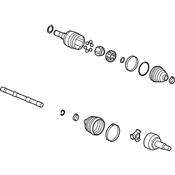 GM 15886012 Front Wheel Drive Shaft