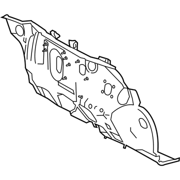 Toyota 55101-02D20 Dash Panel