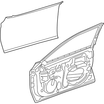 Lexus 67002-06360 Panel Sub-Assy, FR D