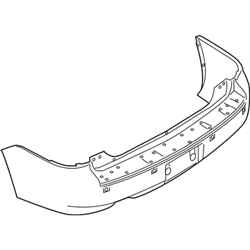 Ford AA8Z-17K835-NPTM Bumper Cover