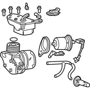 GM 12494809 Compressor, Auto Level Control Air