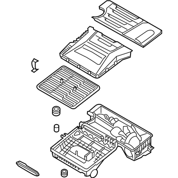 Kia 28110G2200 Cleaner Assembly-Air