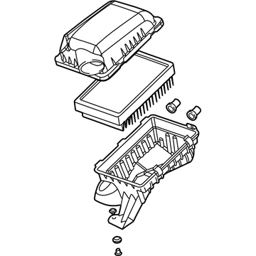 GM 15810995 Cleaner Asm, Air (W/ Mass Airflow Sensor)