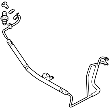 Hyundai 57510-3M200 Hose Assembly-Power Steering Oil Pressure