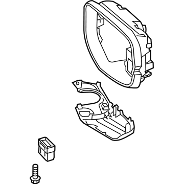 Acura 76255-TY2-H01ZA Housing Set, Driver Side (Gilded Pewter Metallic)