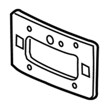 Acura 71145-TX6-A00 Base, Front License