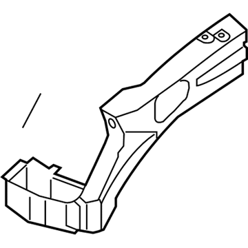 Nissan F4181-ZS0MB Reinforcement-HOODLEDGE LH