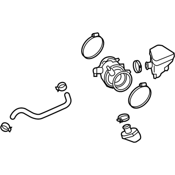 Hyundai 28130-S8200 Hose Assembly-Air Intake