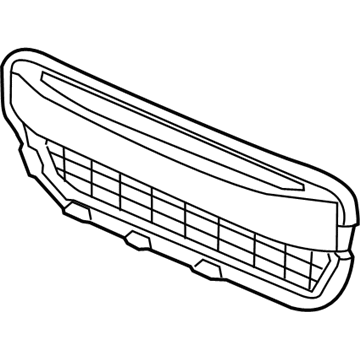 Honda 71105-TS9-A01 Grille, Front Bumper Lower