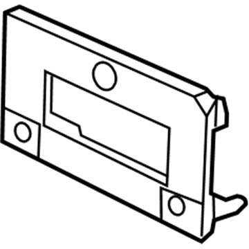 Honda 71145-TS8-A00 Base, Front License Plate