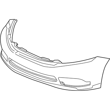 Honda 04711-TS8-A90ZZ Face, Front Bumper (Dot)