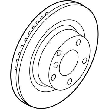 BMW 34-20-6-797-600 M Performance Rear Brake Discs