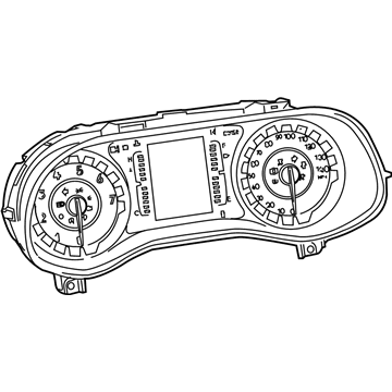 Mopar 68310017AA Cluster-Instrument Panel