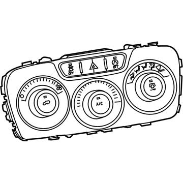 Mopar 56054331AD Air Conditioner And Heater Control