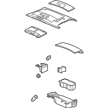 GM 20800302 Upper Console