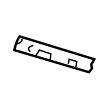 Nissan 62223-1FA0A Bracket Front Bumper Side LH