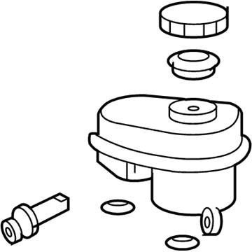 GM 25879274 Reservoir Kit-Brake Master Cylinder