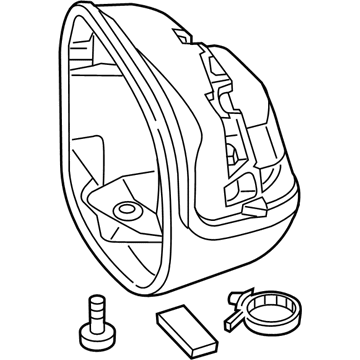 Honda 76205-TR0-A01 Housing Set, Passenger Side