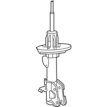 Acura 51606-STX-A54 Shock Absorber Unit, Left Front