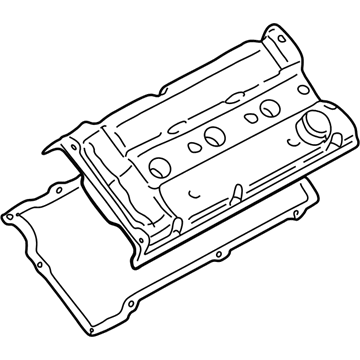 Hyundai 22410-37110--DS Cover Assembly-Rocker, LH