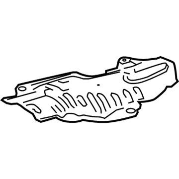 Lexus 58151-30171 Insulator, Front Floor Heat, NO.1