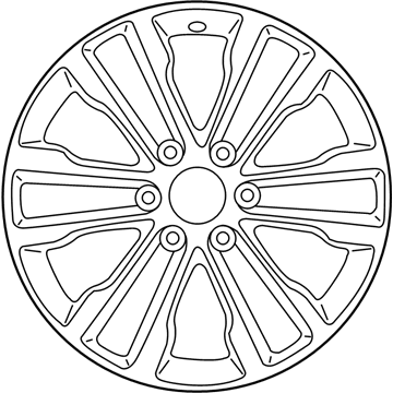 Nissan D0C00-5ZW5A Wheel-Aluminum