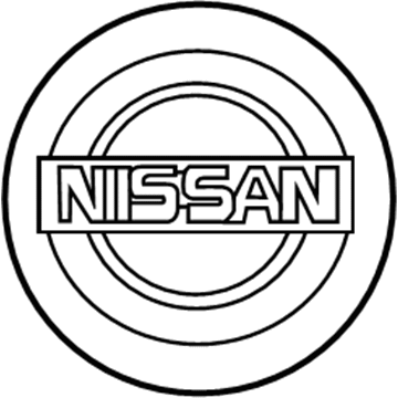 Nissan 40342-1LA2A Wheel Center Cap