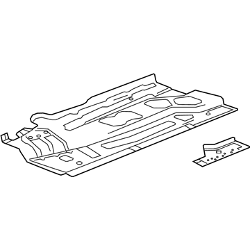 GM 23374931 Front Floor Pan