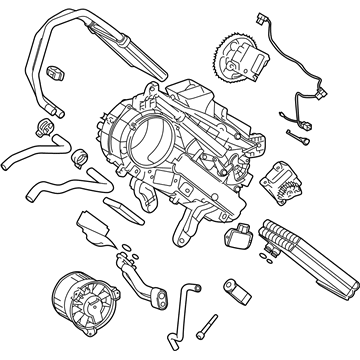 Toyota 87030-08131 Evaporator Assembly