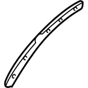 Nissan 82839-2Y000 Seal-Rear Door Partition, LH