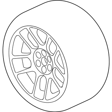 Mopar 5043005AA Rear Wheel