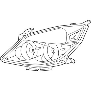 GM 25854633 Composite Headlamp